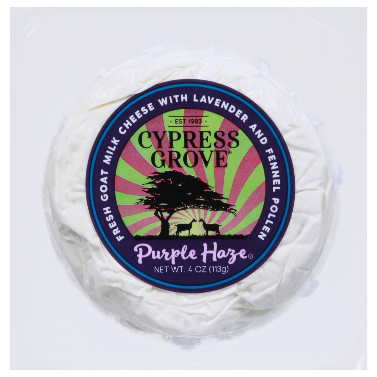 slide 1 of 9, Cypress Grove Goat Milk Purple Haze Cheese 4 oz, 4 oz