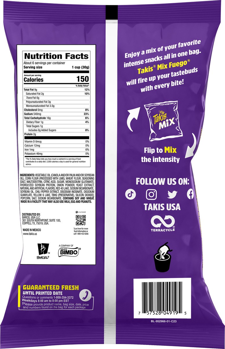 slide 8 of 13, Takis Mix Fuego, 1 ct