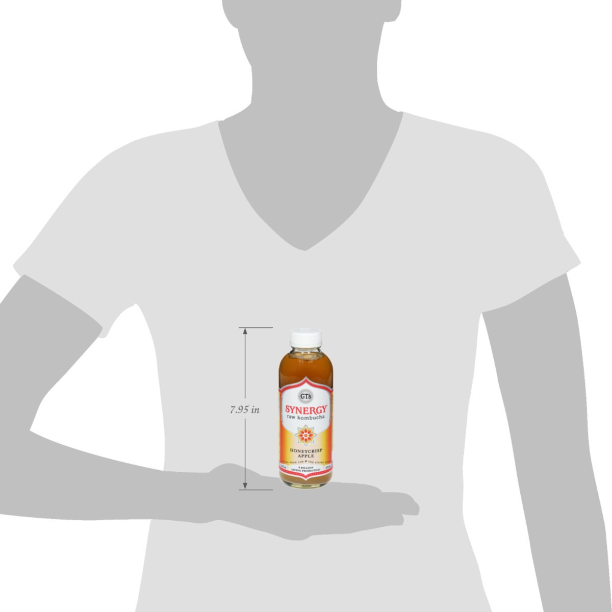 slide 7 of 15, GT's Honeycrisp Apple Kombucha 16 fl oz, 16 fl oz