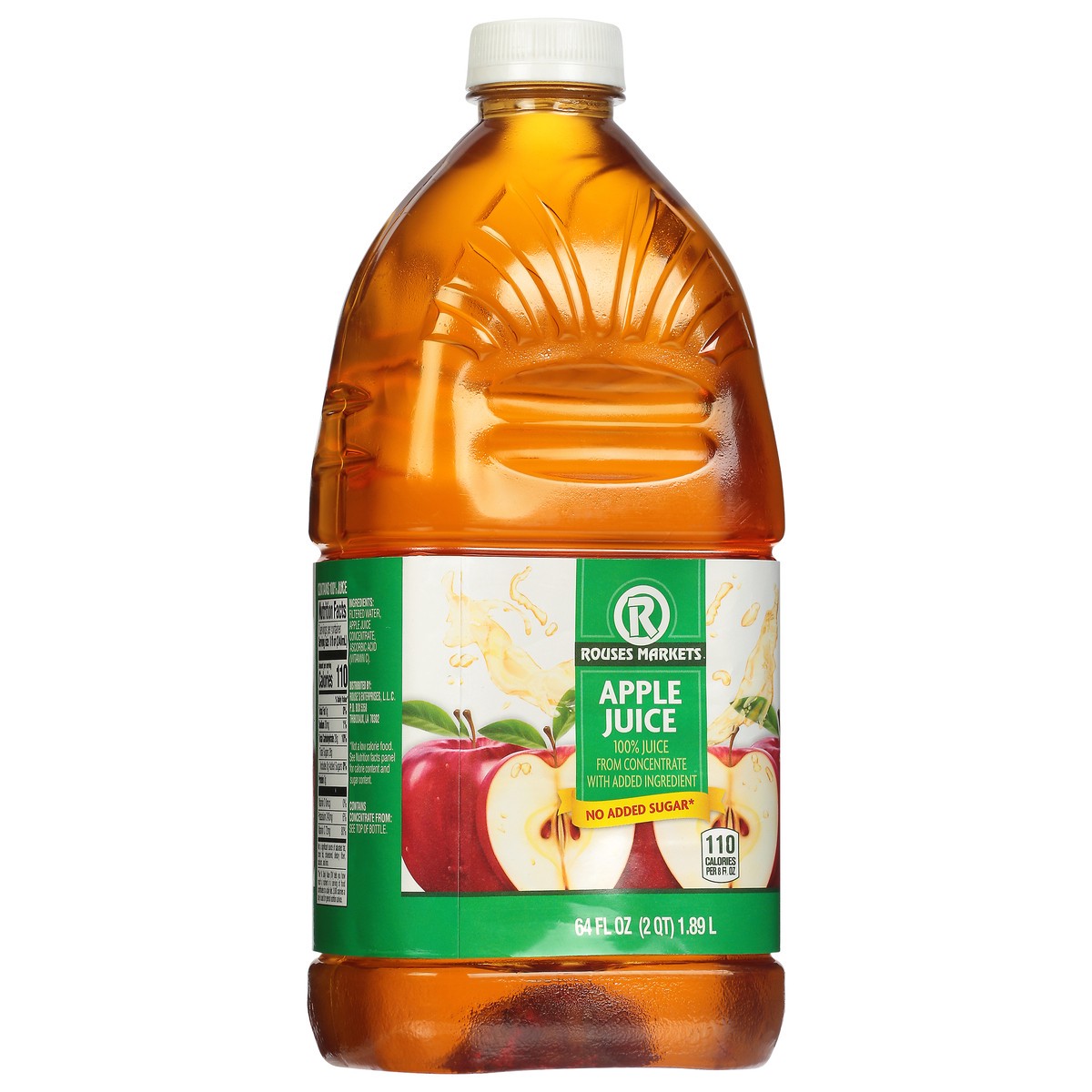 slide 2 of 11, Rouses Markets Apple Juice- 64 fl oz, 64 fl oz