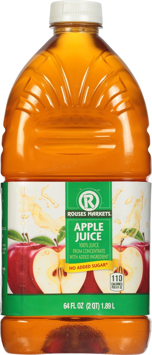 slide 3 of 11, Rouses Markets Apple Juice- 64 fl oz, 64 fl oz
