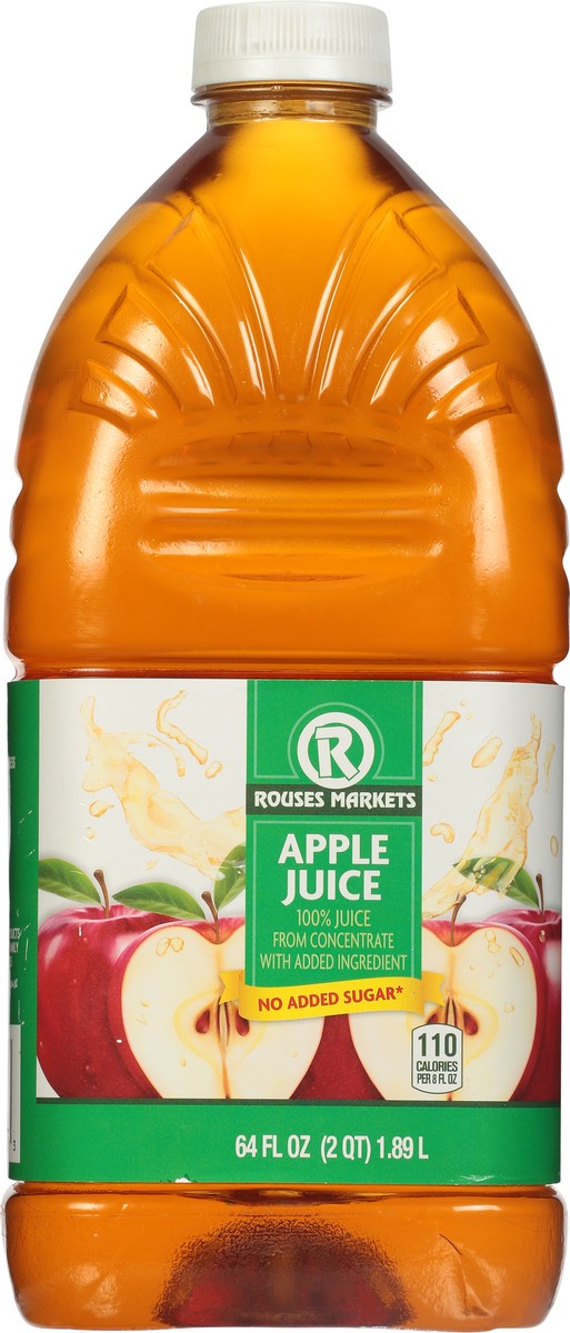slide 10 of 11, Rouses Markets Apple Juice- 64 fl oz, 64 fl oz
