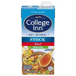 College Inn Unsalted Beef Stock, 32 oz Carton