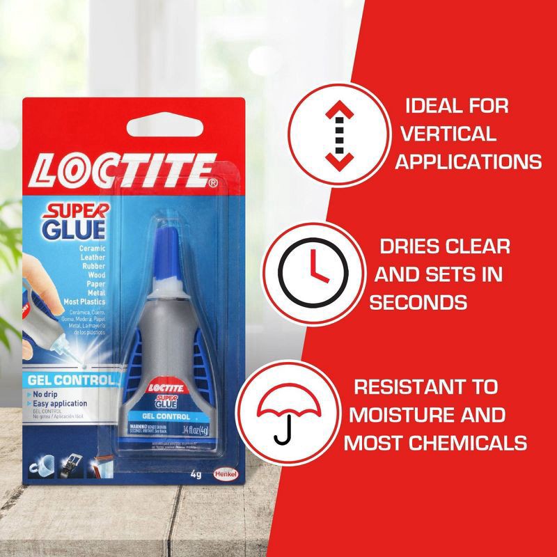 slide 5 of 6, Loctite Super Glue Gel, 0.14 oz