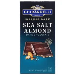 Ghirardelli Intense Dark Sea Salt Almond Dark Chocolate 3.5 oz