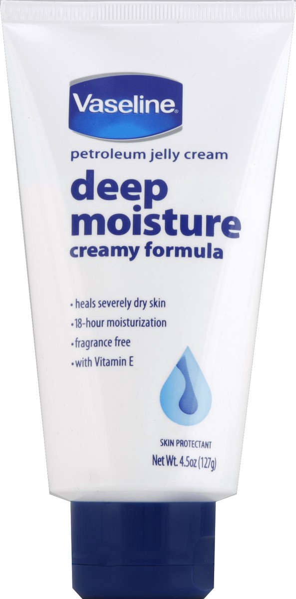 slide 5 of 6, Vaseline Deep Moisture Vitamin E Petroleum Jelly Cream, 4.5 oz