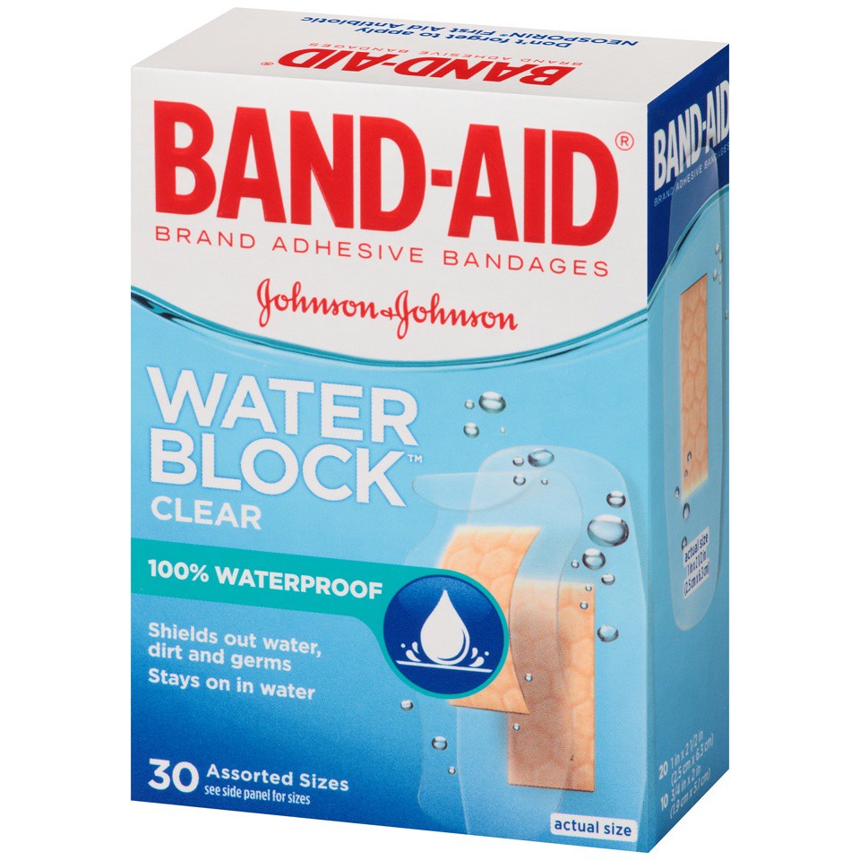 slide 3 of 6, BAND-AID Band Aid Water Block Plus Quiltvent Assorted Bandages, 20 ct