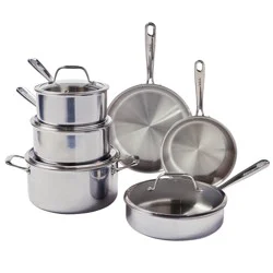 T-fal Pro Tri-Ply Stainless Steel Set 1 Set