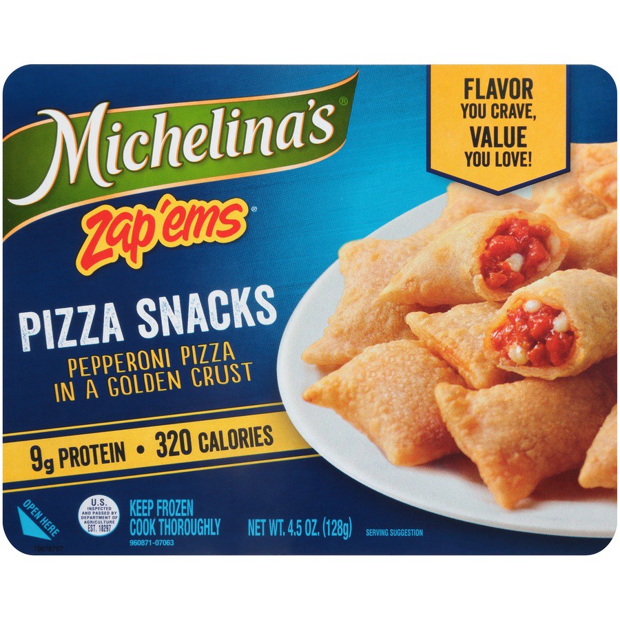 slide 1 of 6, Michelina's Pizza Snacks, 4.5 oz