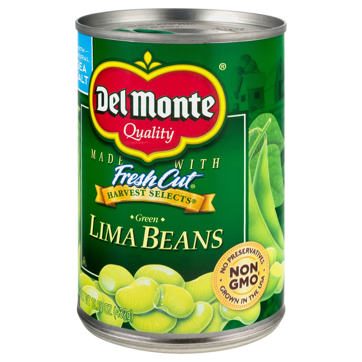 slide 9 of 9, Del Monte Fresh Cut Green Lima Beans 15.25 oz, 15.25 oz