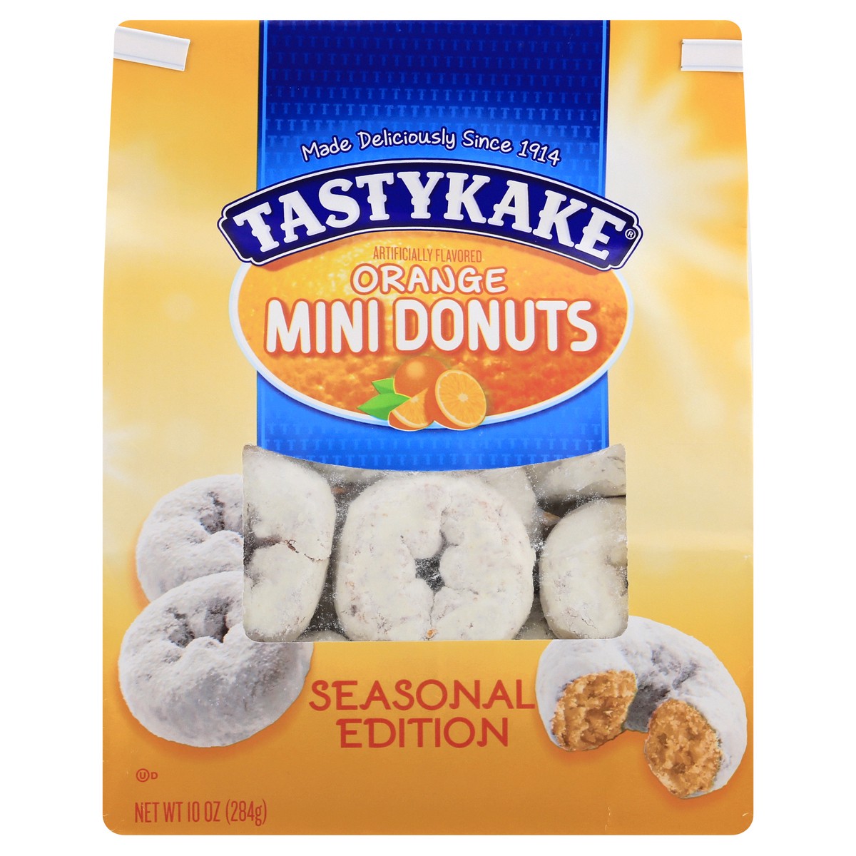 slide 1 of 13, Tastykake Mini Orange Donuts 10 oz, 10 oz