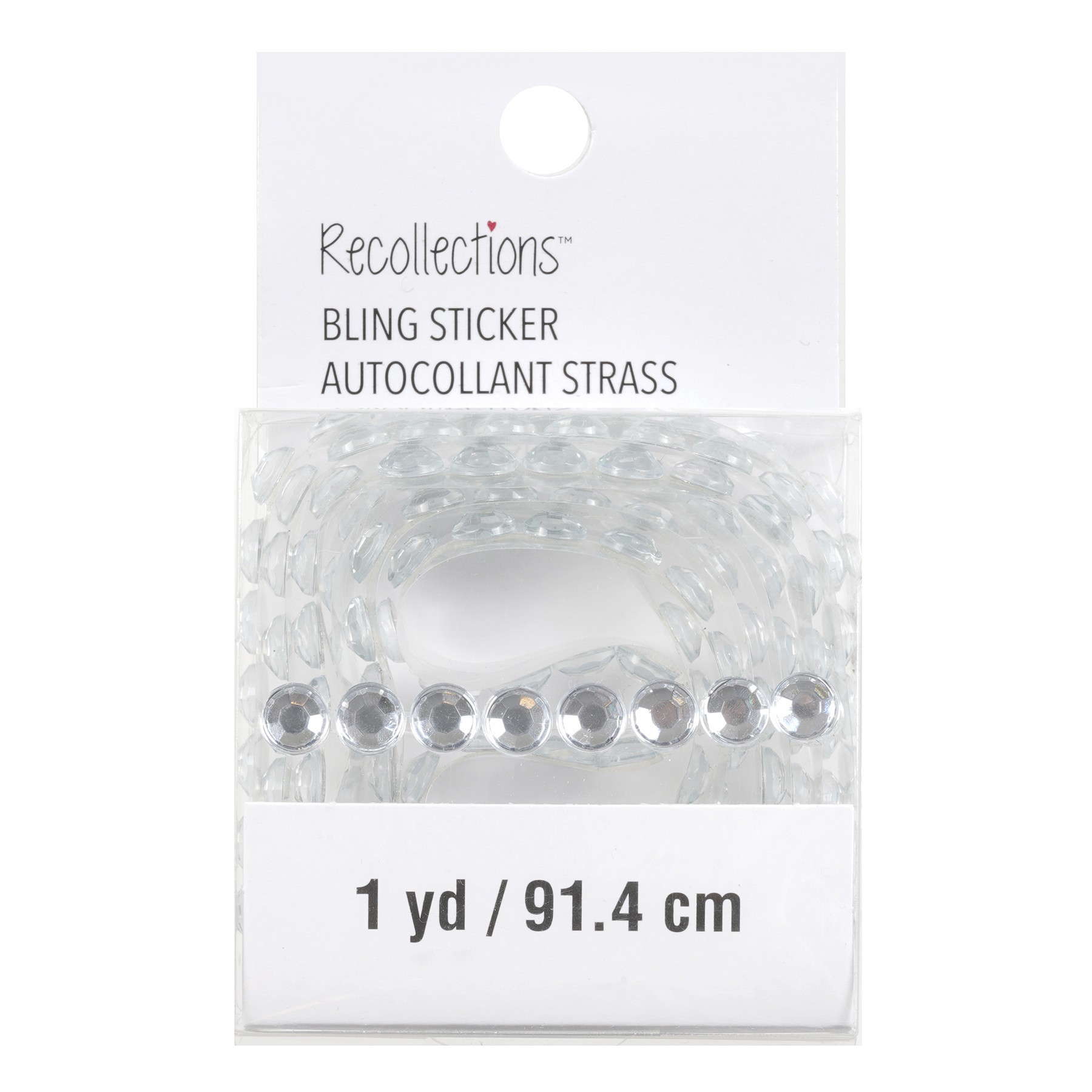 slide 2 of 4, 6.5mm Rhinestone Bling On A Roll By Recollections, 6.5 mm