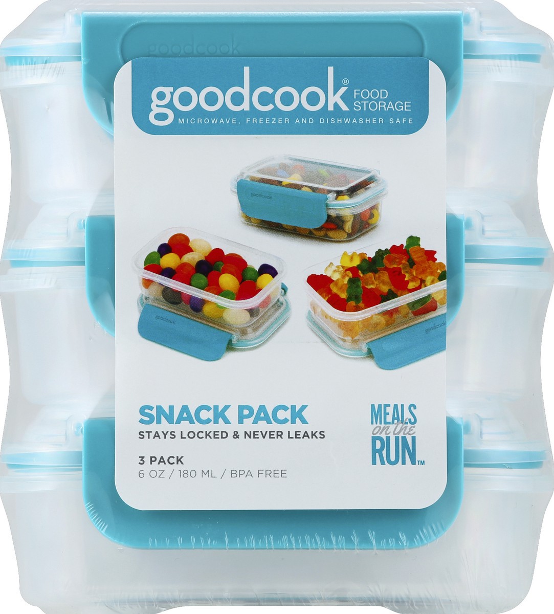 slide 5 of 6, Good Cook Meals On The Run Snack Pack, 3 ct