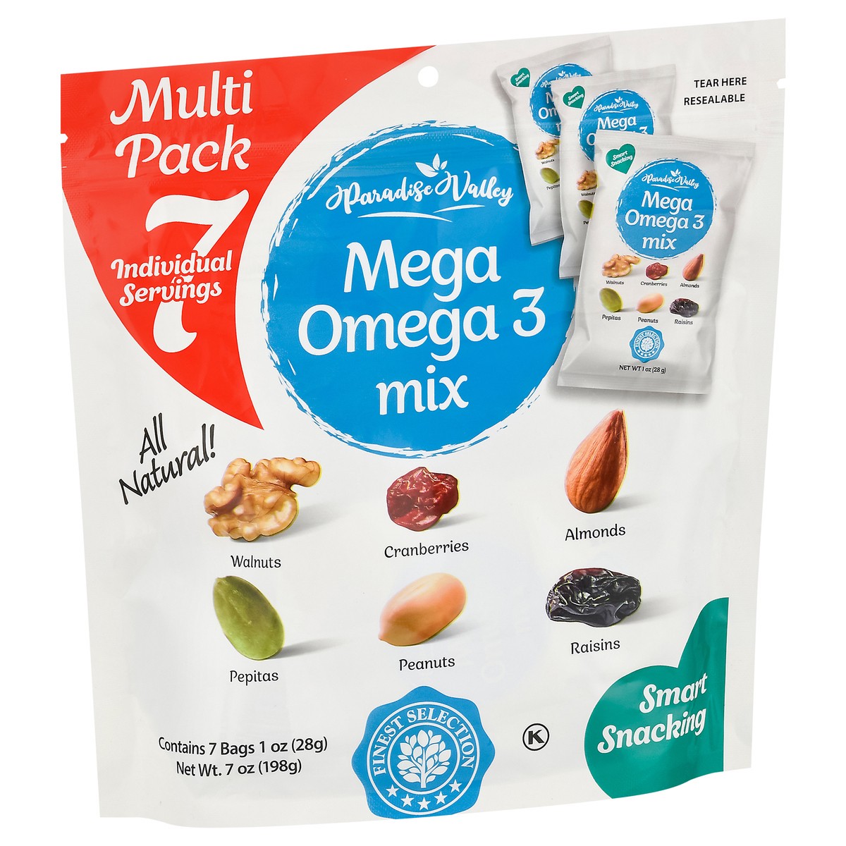 slide 4 of 9, Paradise Valley Mega Omega 3-Mix, 7 oz