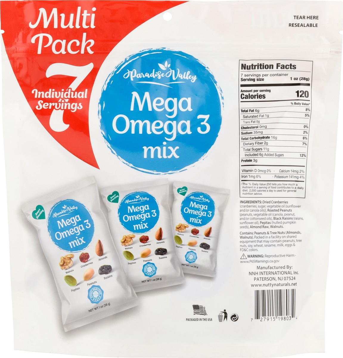 slide 9 of 9, Paradise Valley Mega Omega 3-Mix, 7 oz