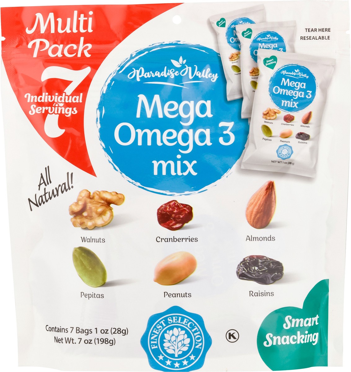 slide 6 of 9, Paradise Valley Mega Omega 3-Mix, 7 oz