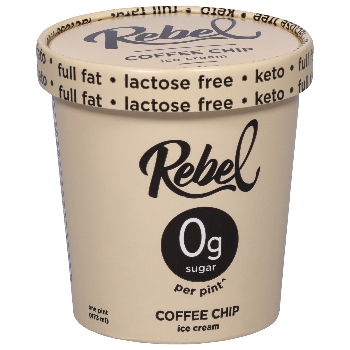 slide 4 of 9, Rebel Coffee Chip Ice Cream 1 pt, 1 pint