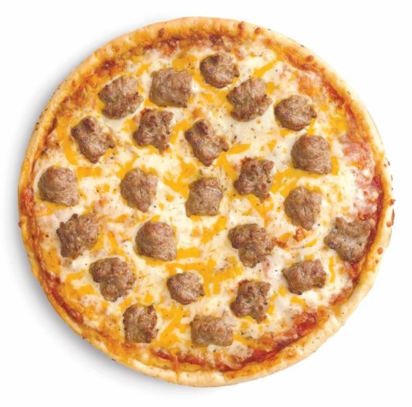 slide 1 of 1, Hy-Vee Italian Sausage Family Size Thin Crust, 34 oz