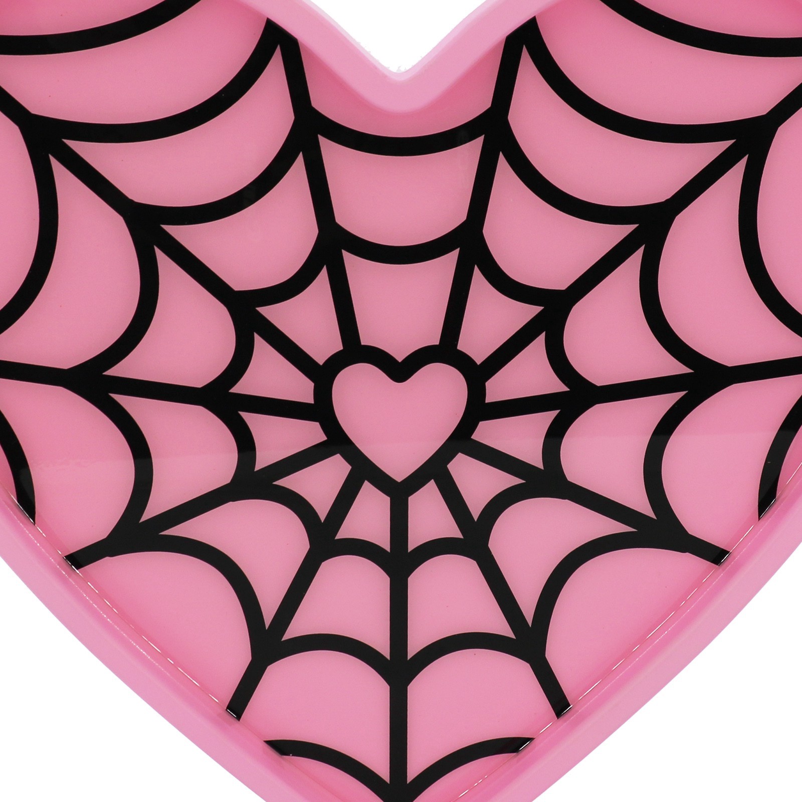 slide 2 of 4, 15.5" Pink Web Heart Tray By Ashland, 15.5 in x 14.38 in x 1 in