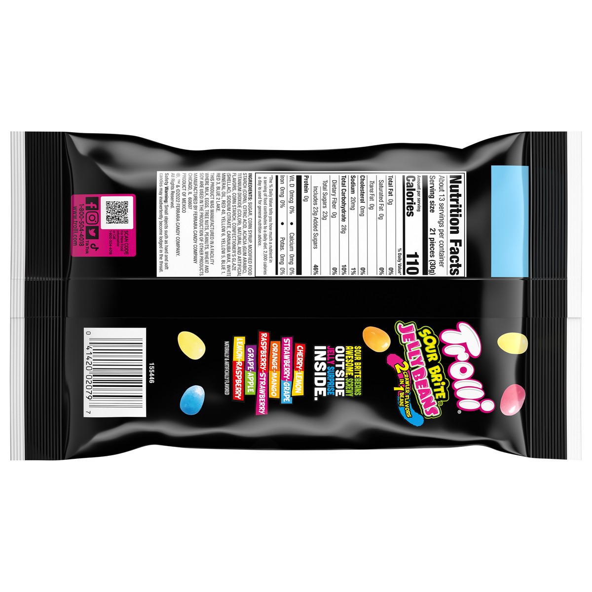 slide 10 of 13, Trolli Jelly Beans Sour Brite Candy 14 oz, 14 oz