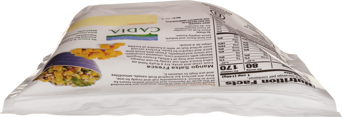 slide 8 of 9, Cadia Fruit Mango Og, 10 oz