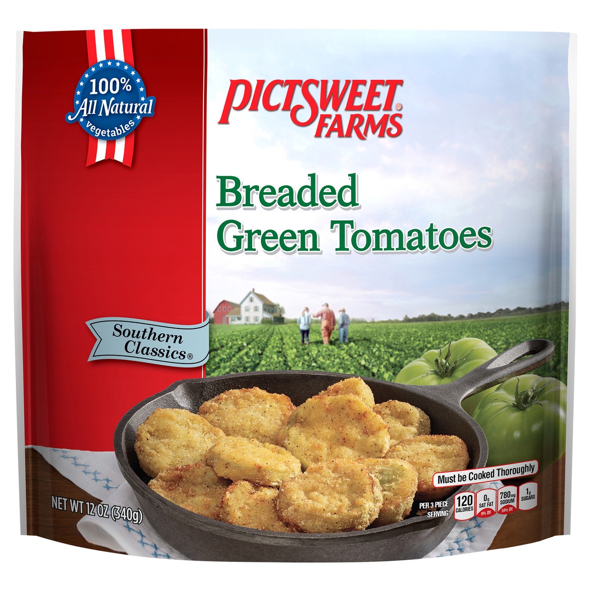 slide 1 of 3, PictSweet Farms Southern Classics Breaded Green Tomatoes, 12 oz