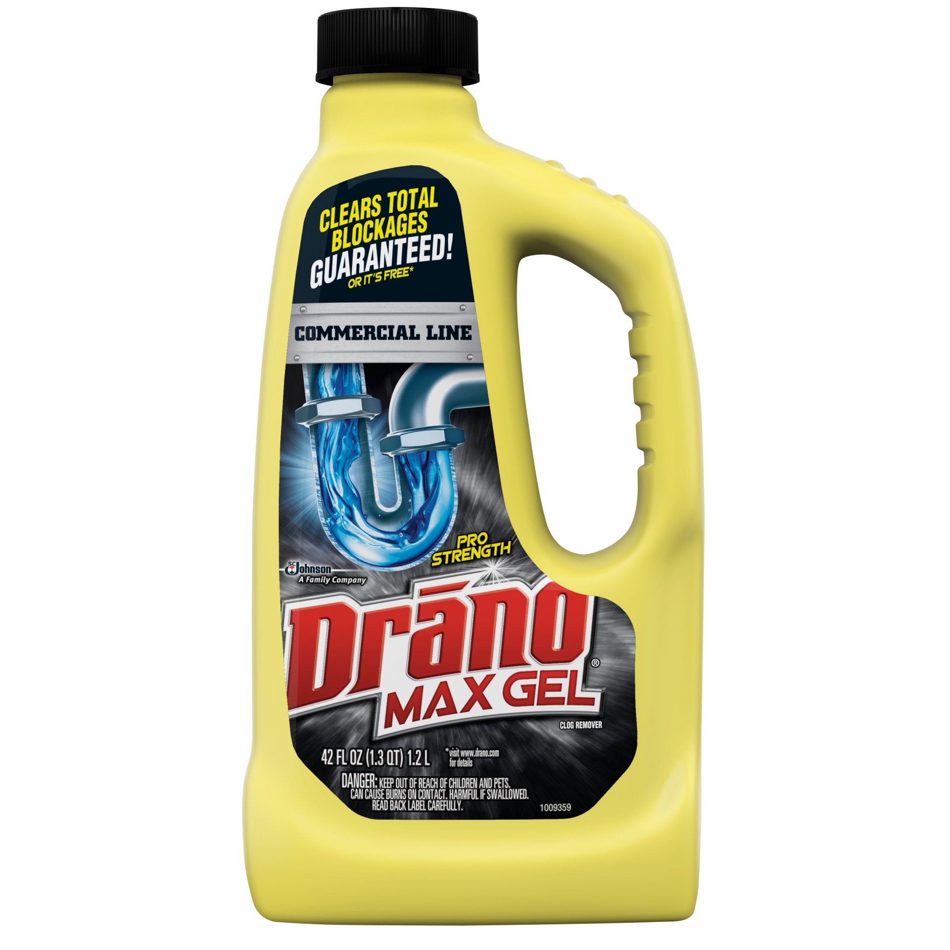 slide 7 of 7, Drano Commercial Max Gel Clog Remover, 42 oz