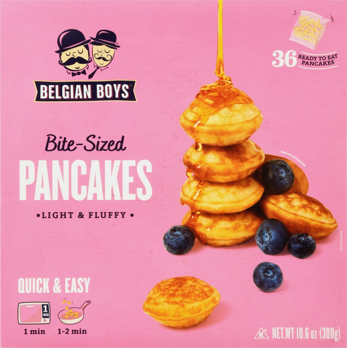 slide 2 of 9, Belgian Boys Pancakes Bite-Sized 36 ea, 36 ct