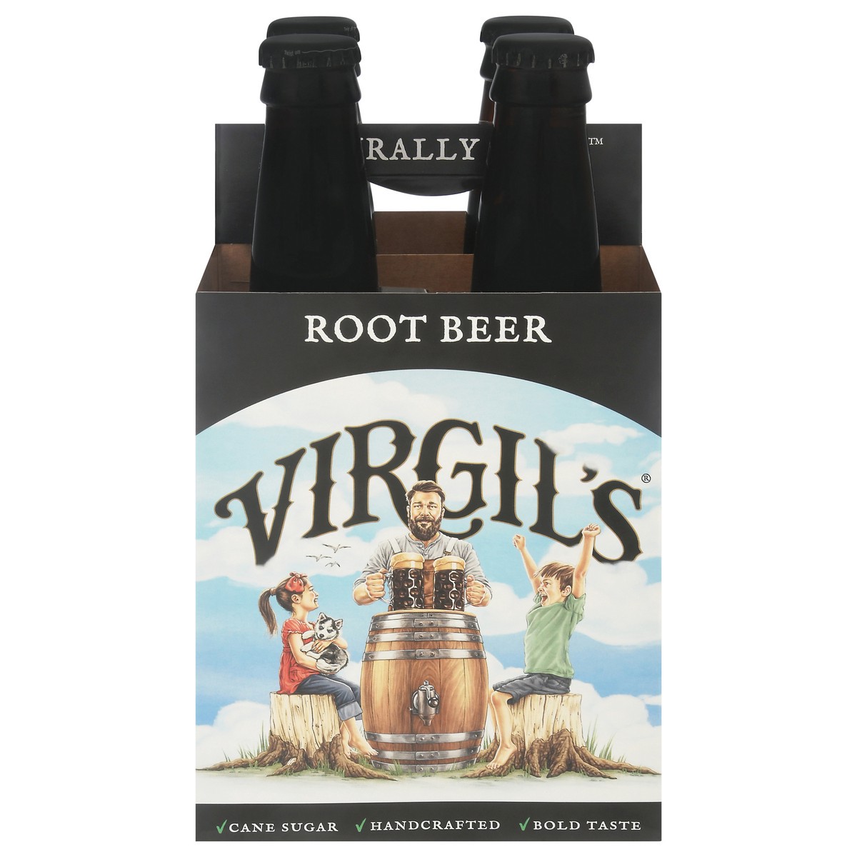 slide 4 of 12, Virgil's Root Beer 4 Bottles - 4 ct, 4 ct