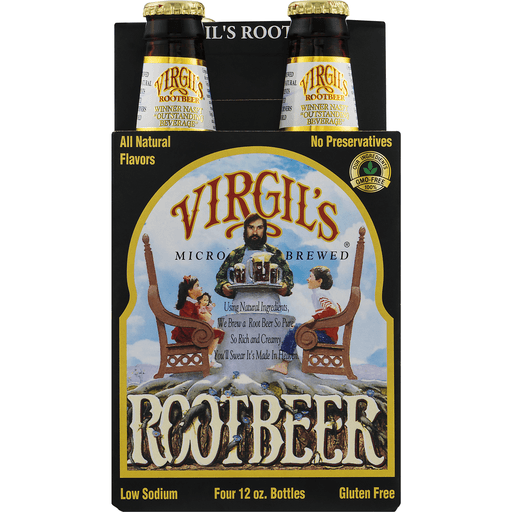 slide 4 of 9, Virgil's Root Beer, 4 ct