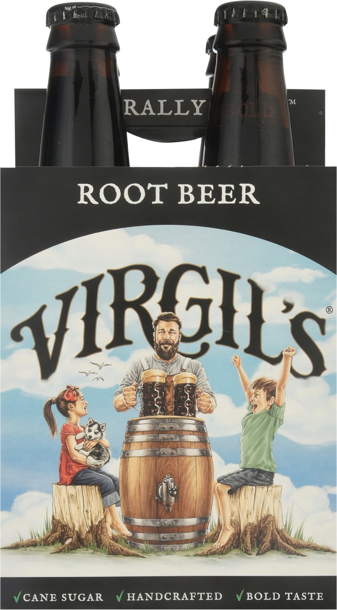 slide 3 of 12, Virgil's Root Beer 4 Bottles - 4 ct, 4 ct