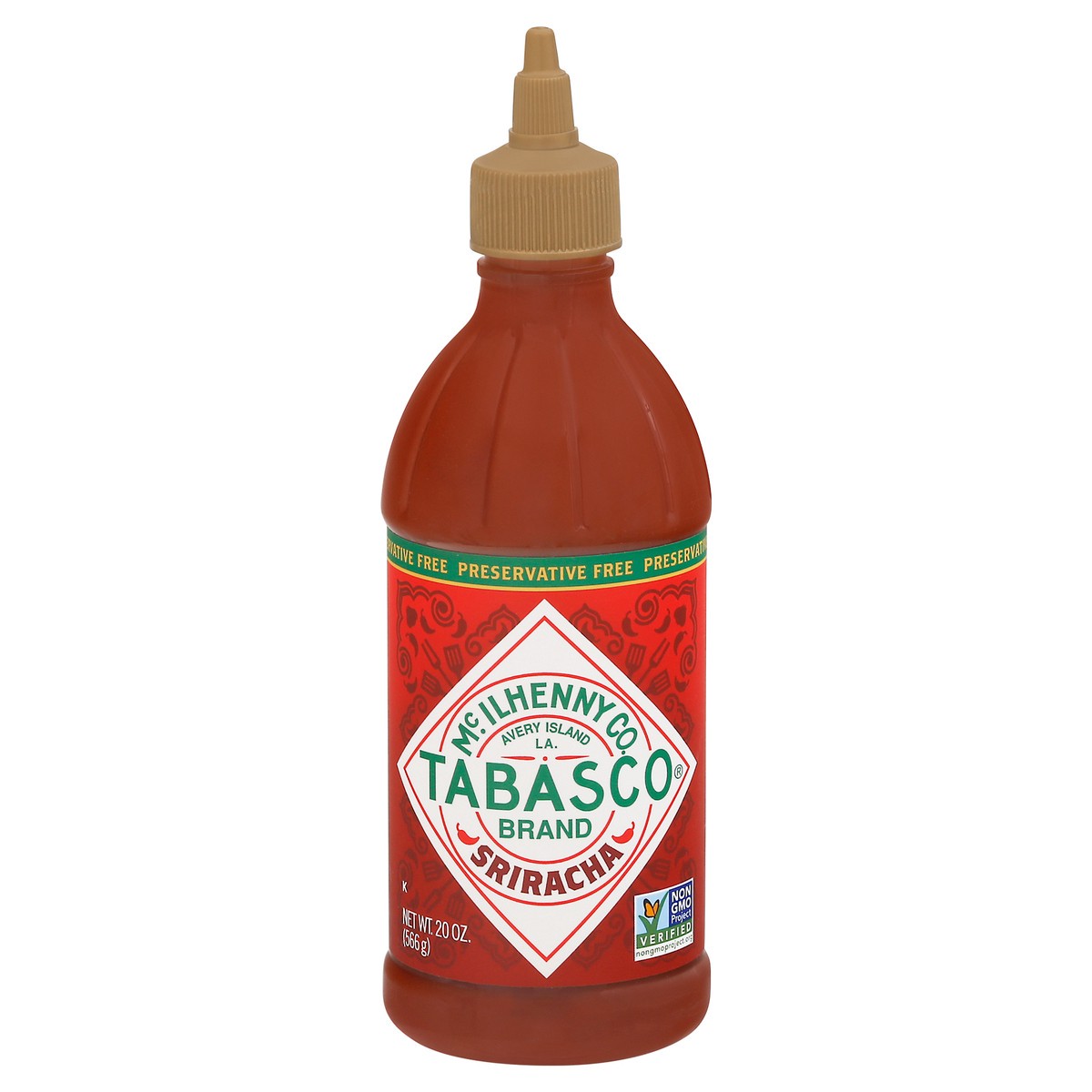 slide 1 of 1, Tabasco Sriracha, 20 oz