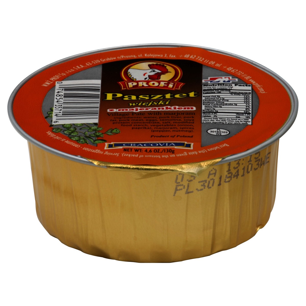 slide 2 of 3, Cracovia Village Pate - 4.6 oz, 4.6 oz