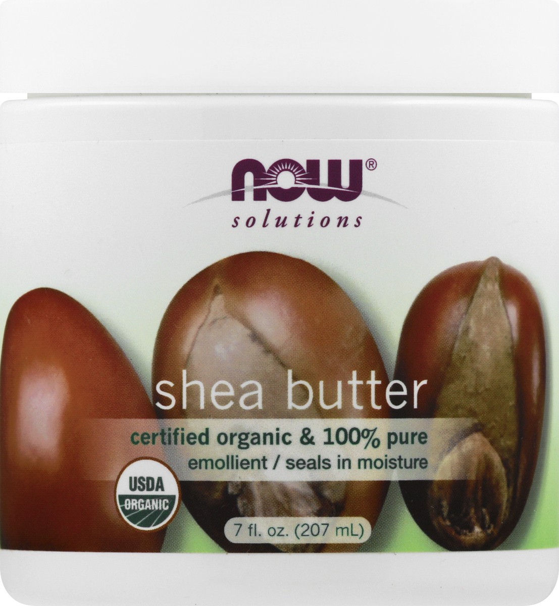 slide 3 of 7, NOW Solutions Shea Butter, Organic & Pure - 7 oz., 7 fl oz