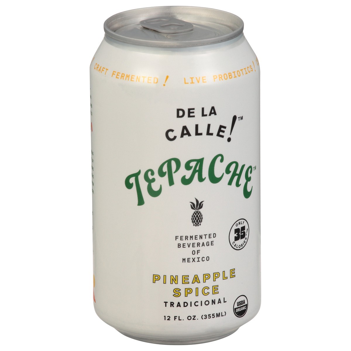 slide 3 of 9, De La Calle! Modern Mexican Pineapple Spice Soda 12 fl oz, 12 fl oz