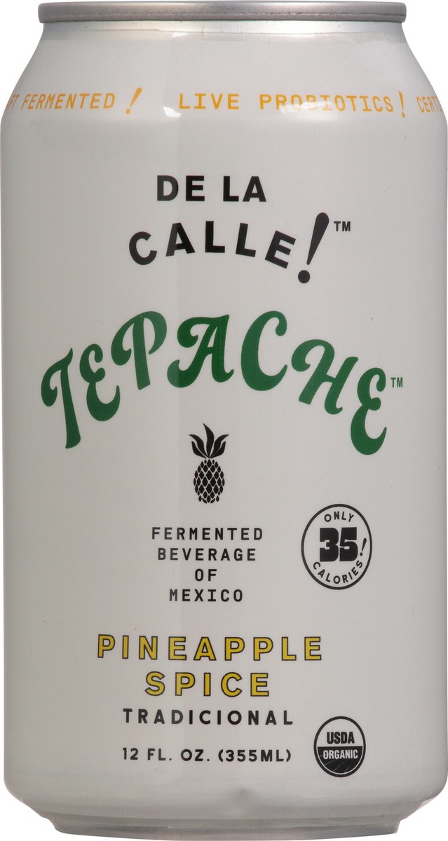 slide 8 of 9, De La Calle! Modern Mexican Pineapple Spice Soda 12 fl oz, 12 fl oz