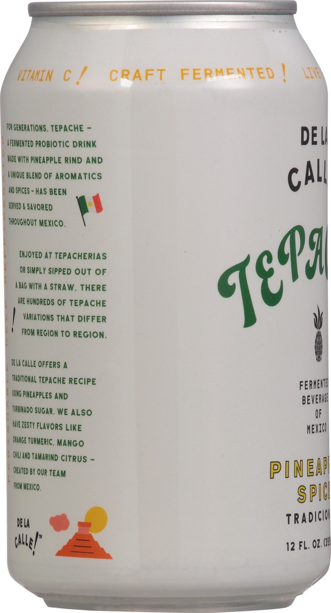 slide 4 of 9, De La Calle! Modern Mexican Pineapple Spice Soda 12 fl oz, 12 fl oz
