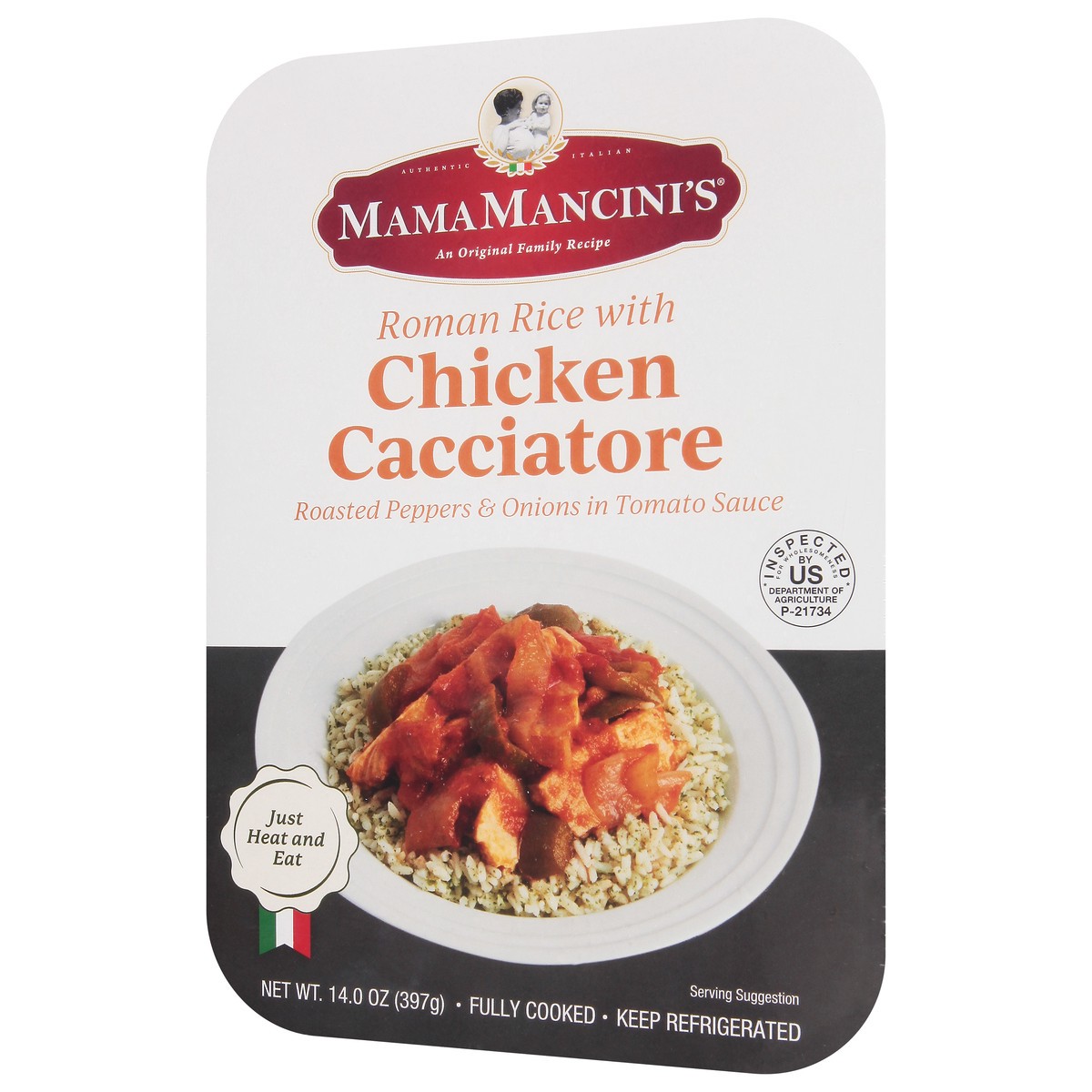 slide 5 of 12, MamaMancini's Mama Mancini's Chicken Cacciatore with Roman Rice 14.0 oz, 14 oz