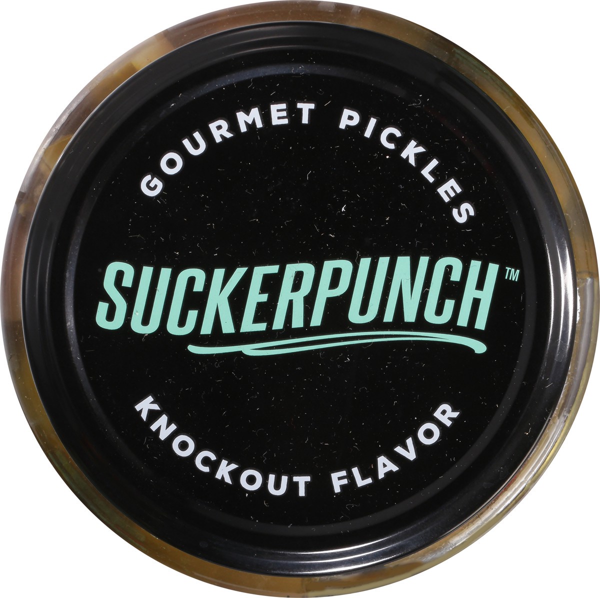 slide 5 of 9, SuckerPunch Gourmet Fiery Spice Spears Garlic Dill Pickles 24 fl oz, 24 fl oz