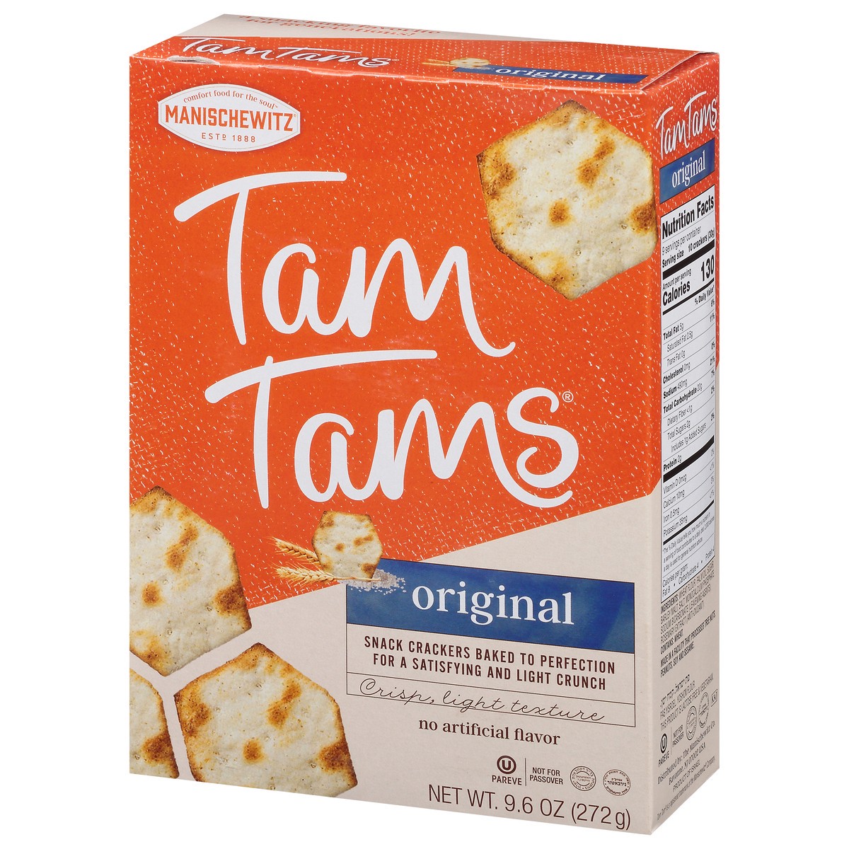 slide 7 of 9, Manischewitz Tam Tams Crackers, 9.6 oz