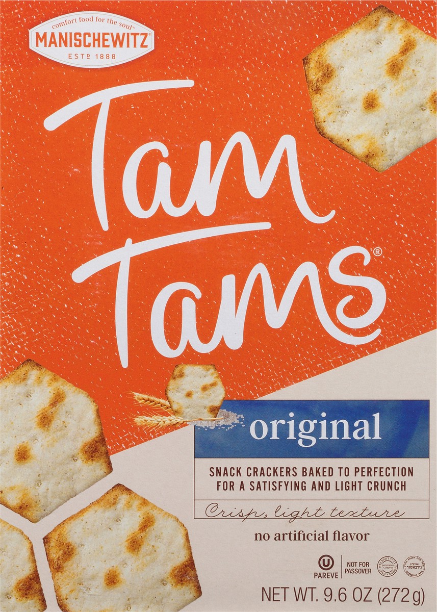 slide 2 of 9, Manischewitz Tam Tams Crackers, 9.6 oz