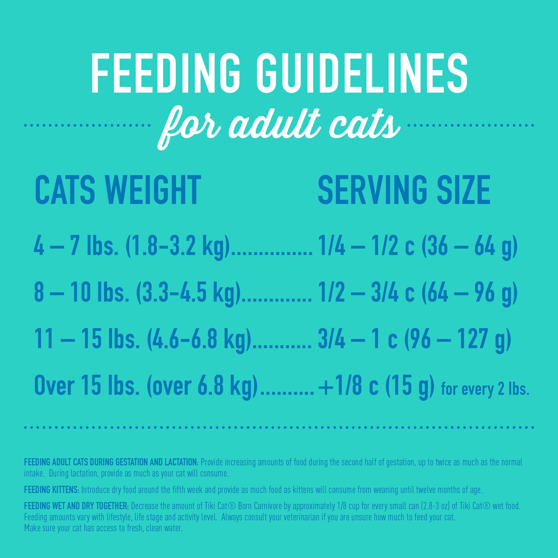 slide 4 of 7, Tiki Cat Born Carnivore High Protein Dry Cat Food, Herring & Salmon Meal, 5.6 lbs. Bag, 5.60 lb