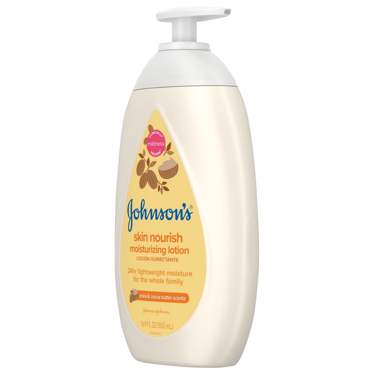 slide 4 of 7, Johnson's Johnson’s Skin Nourishing Moisturizing Baby Lotion, Shea & Cocoa Butter Scents, 16.9 Fl. Oz (500 mL), 16.9 fl oz