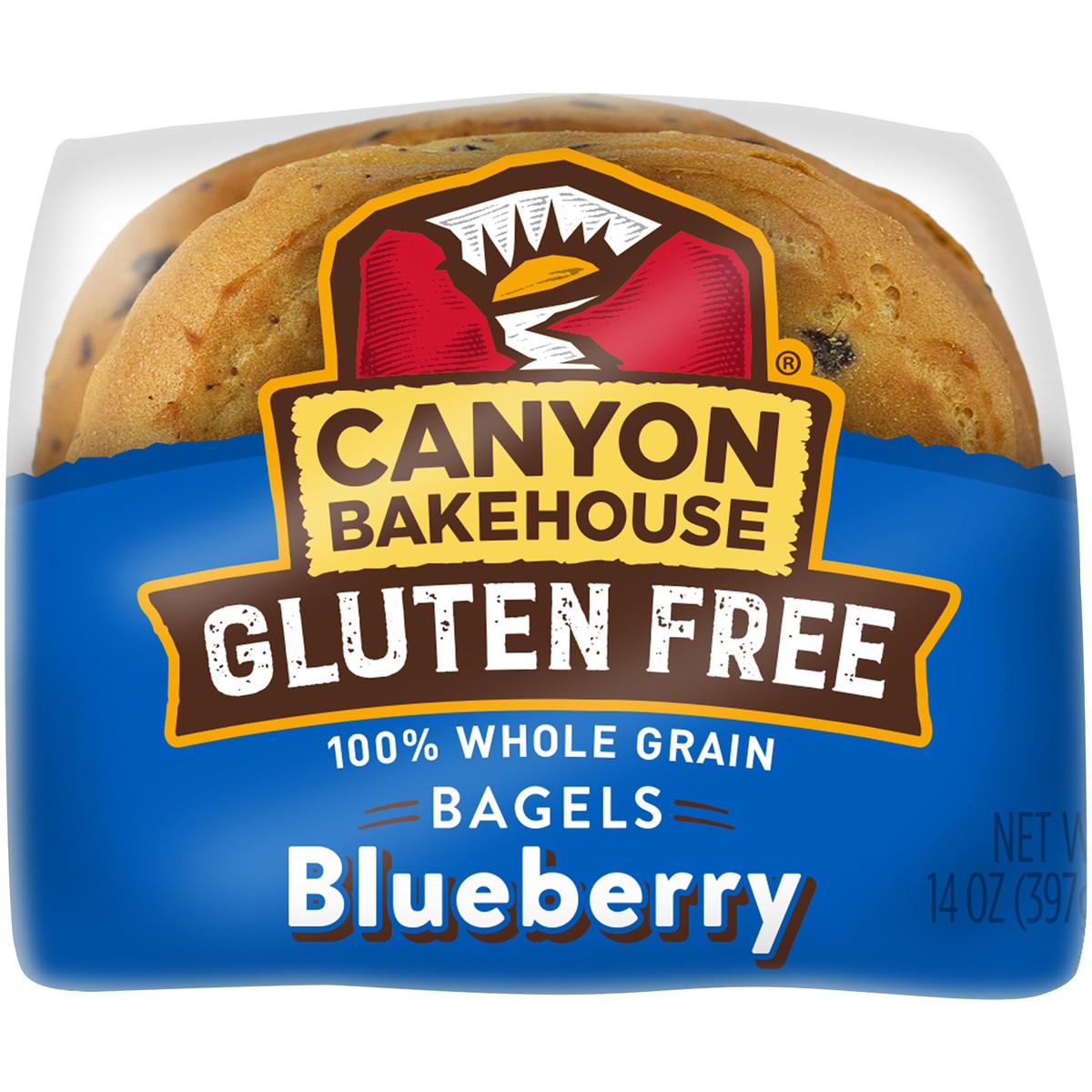 slide 6 of 11, Canyon Bakehouse Gluten Free Blueberry Bagels, 14 oz