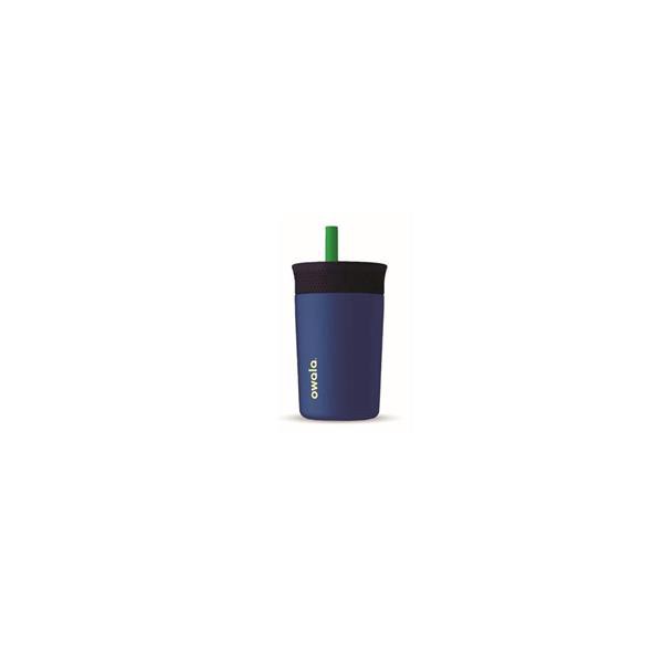 slide 1 of 1, Owala Kids Stainless Steel Dark Blue, 12 oz