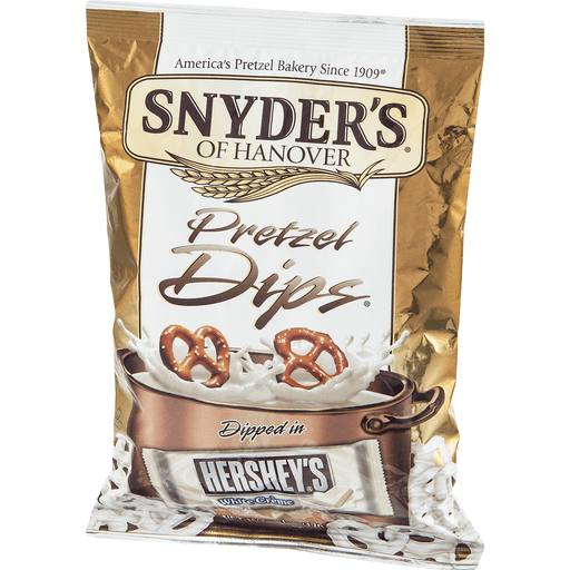 slide 3 of 9, Snyder's of Hanover Pretzel Dips Made with Hershey's White Creme, 6 oz