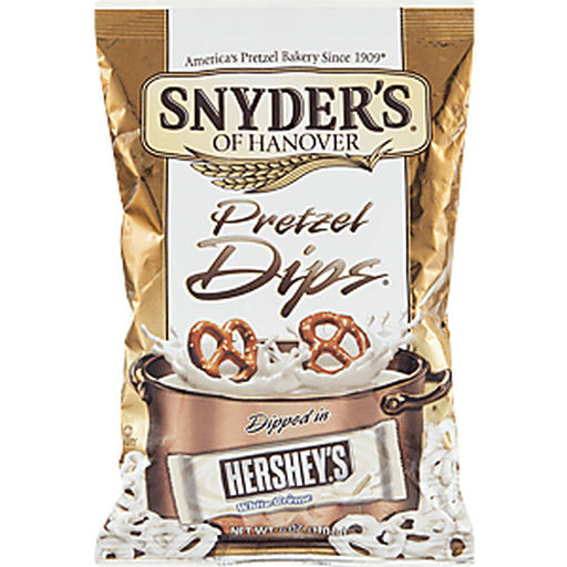 slide 4 of 9, Snyder's of Hanover Pretzel Dips Made with Hershey's White Creme, 6 oz