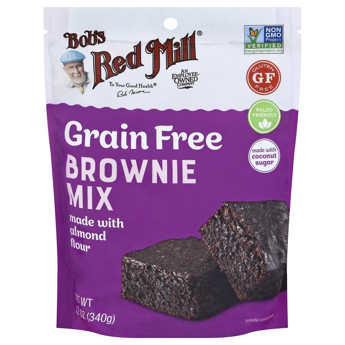 slide 1 of 1, Bobs Bob's Red Mill Grain Free Brownie Mix, 12 oz