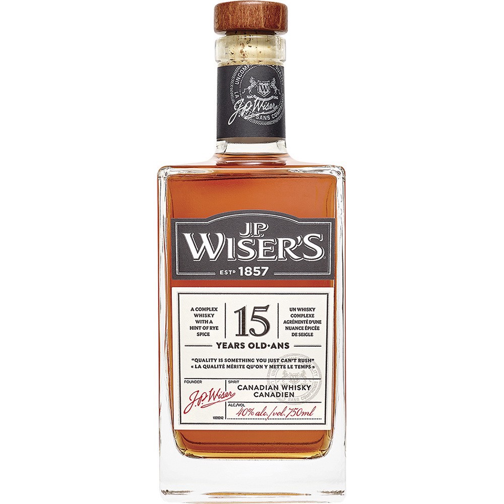 slide 1 of 1, Jp Wiser's 15yr Canadian Whisky, 750 ml
