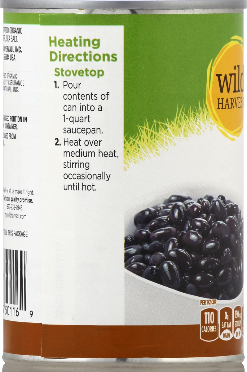 slide 9 of 9, Wild Harvest Organic Black Beans, 15 oz